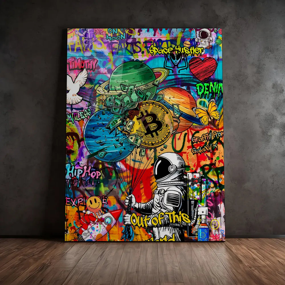 Bitcoin Pop Art