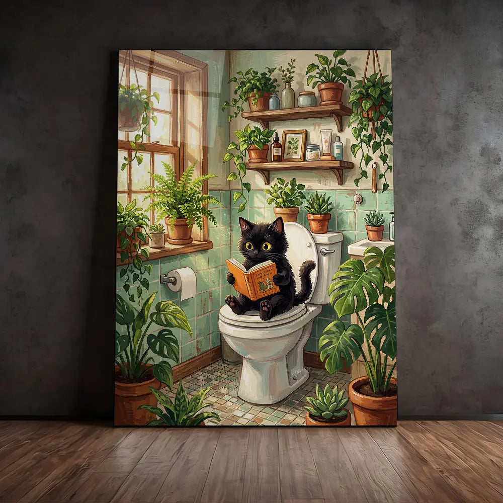 Black Cat Toilet Book