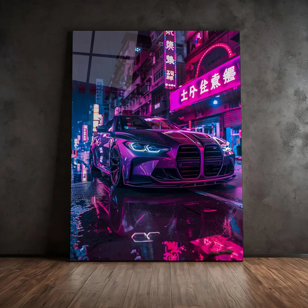 BMW M4 Purple