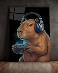 Capybara Playing Videogames