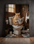 Cat On Toilet Hilarious