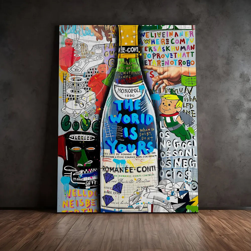 Champagne Pop Art