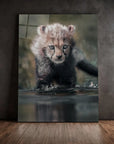Cheetah Cub Water