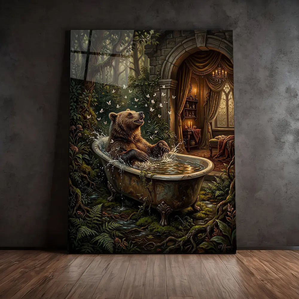 Cozy Bear Forest Bath