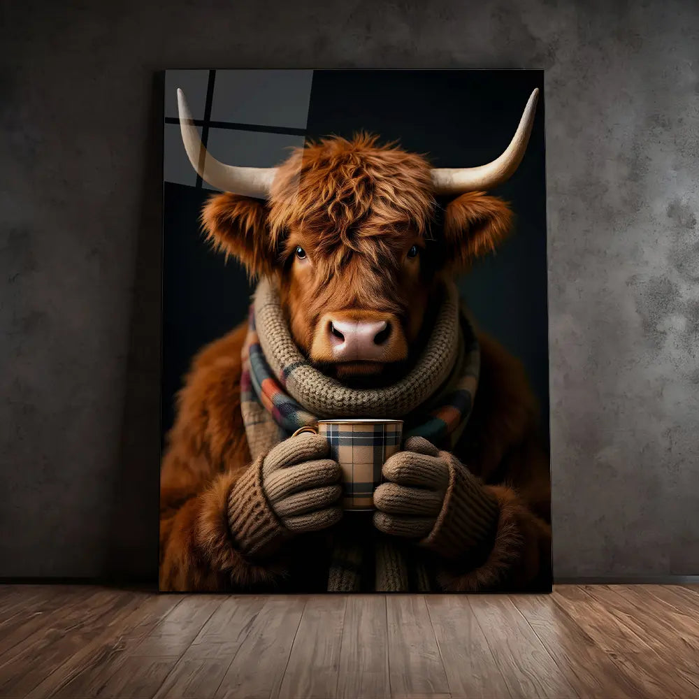 Cozy Highland Cow