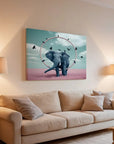 Elephant Circle Frame