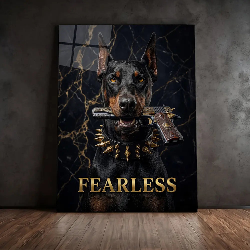 Fearless Doberman Power