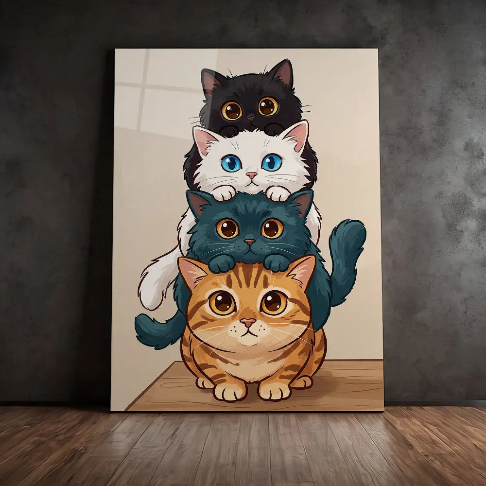 Four Cute Cats