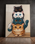 Four Cute Cats