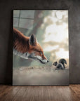 Fox Meets Squirrel