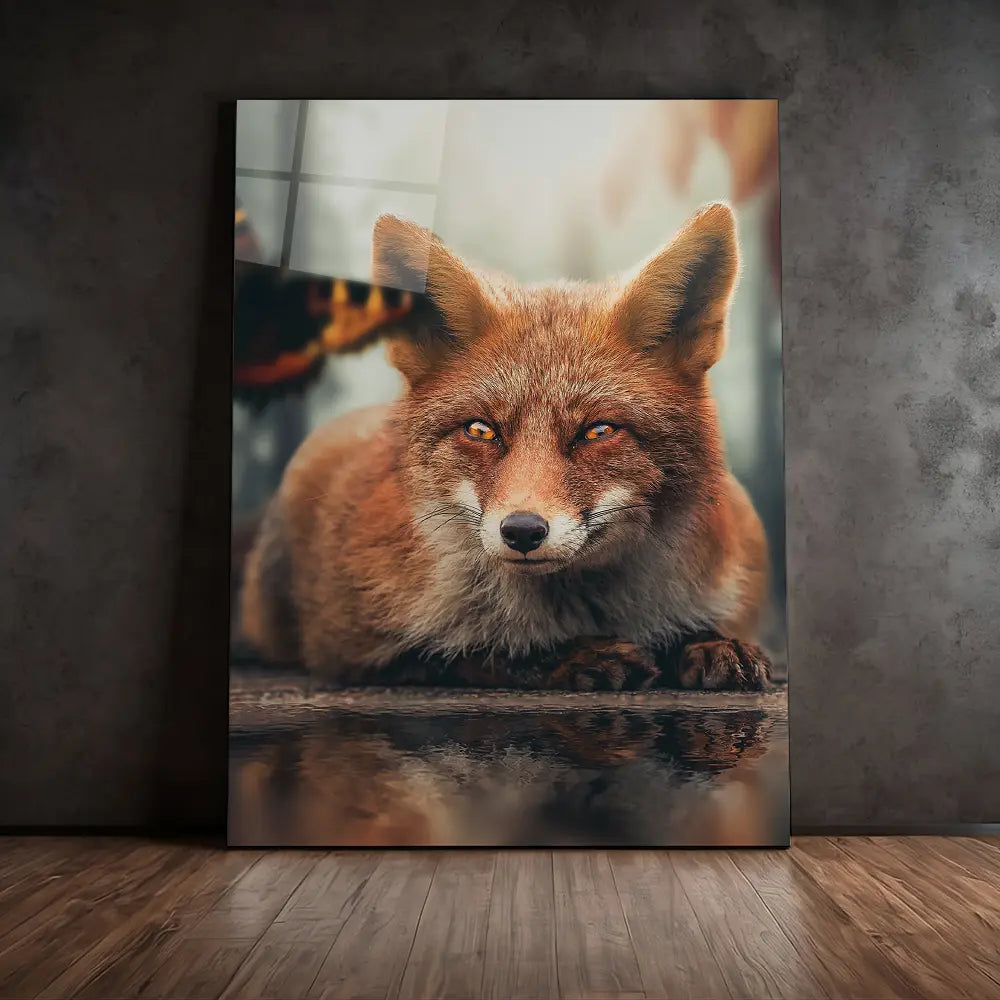 Fox Watching Butterfly