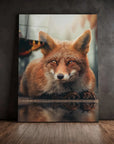 Fox Watching Butterfly