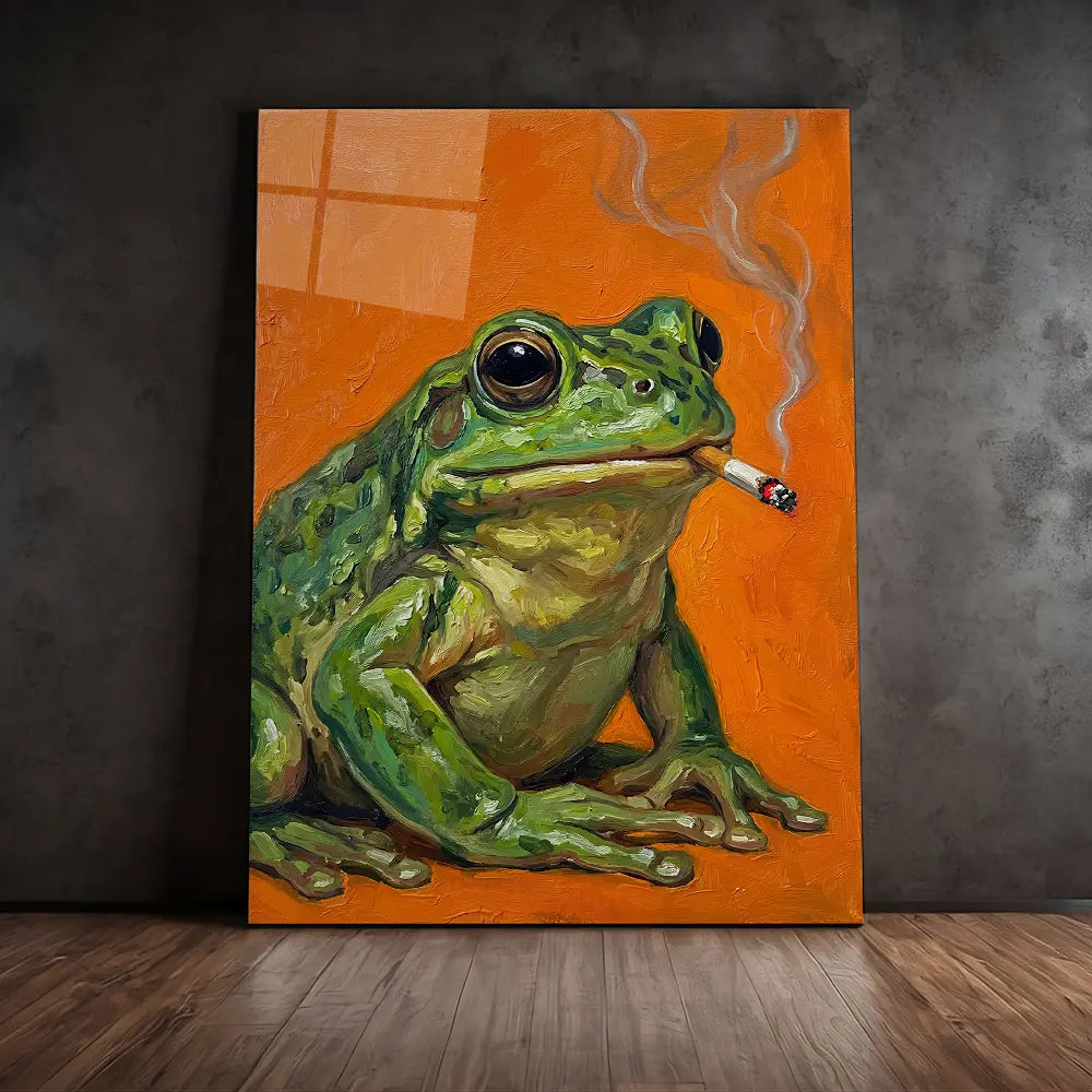 Frog Smoking