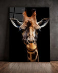 Giraffe Black Portrait