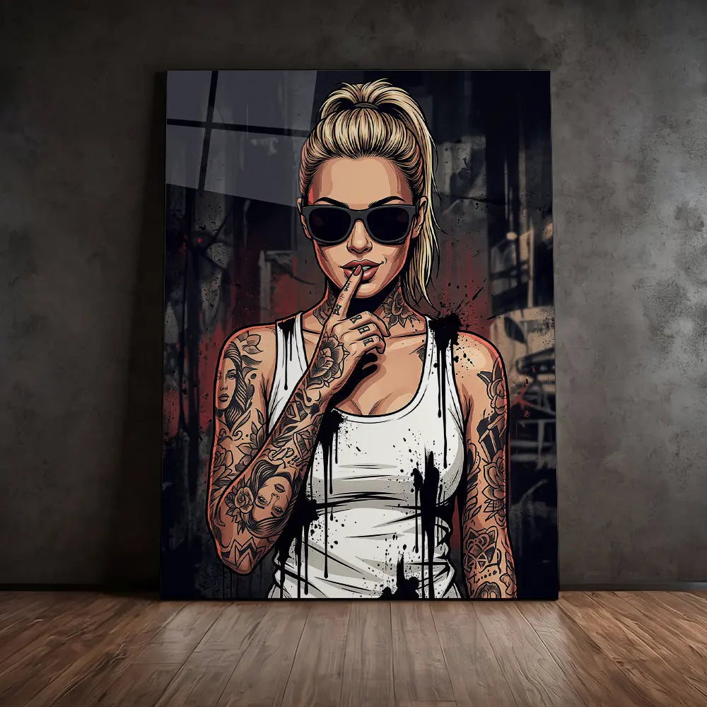 Hot Model Graffiti
