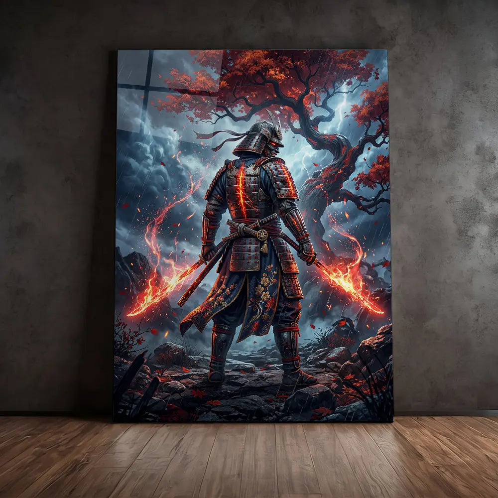 Japanese Samurai Flames