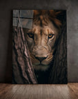 Lioness Hiding