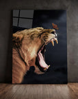 Lioness Annoying Butterfly