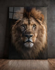 Serious Lion Face