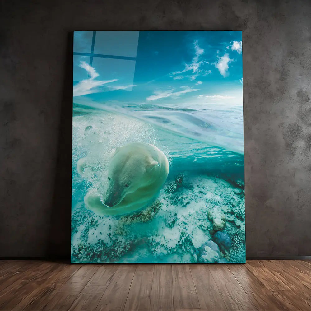 Swimming Polar Bear
