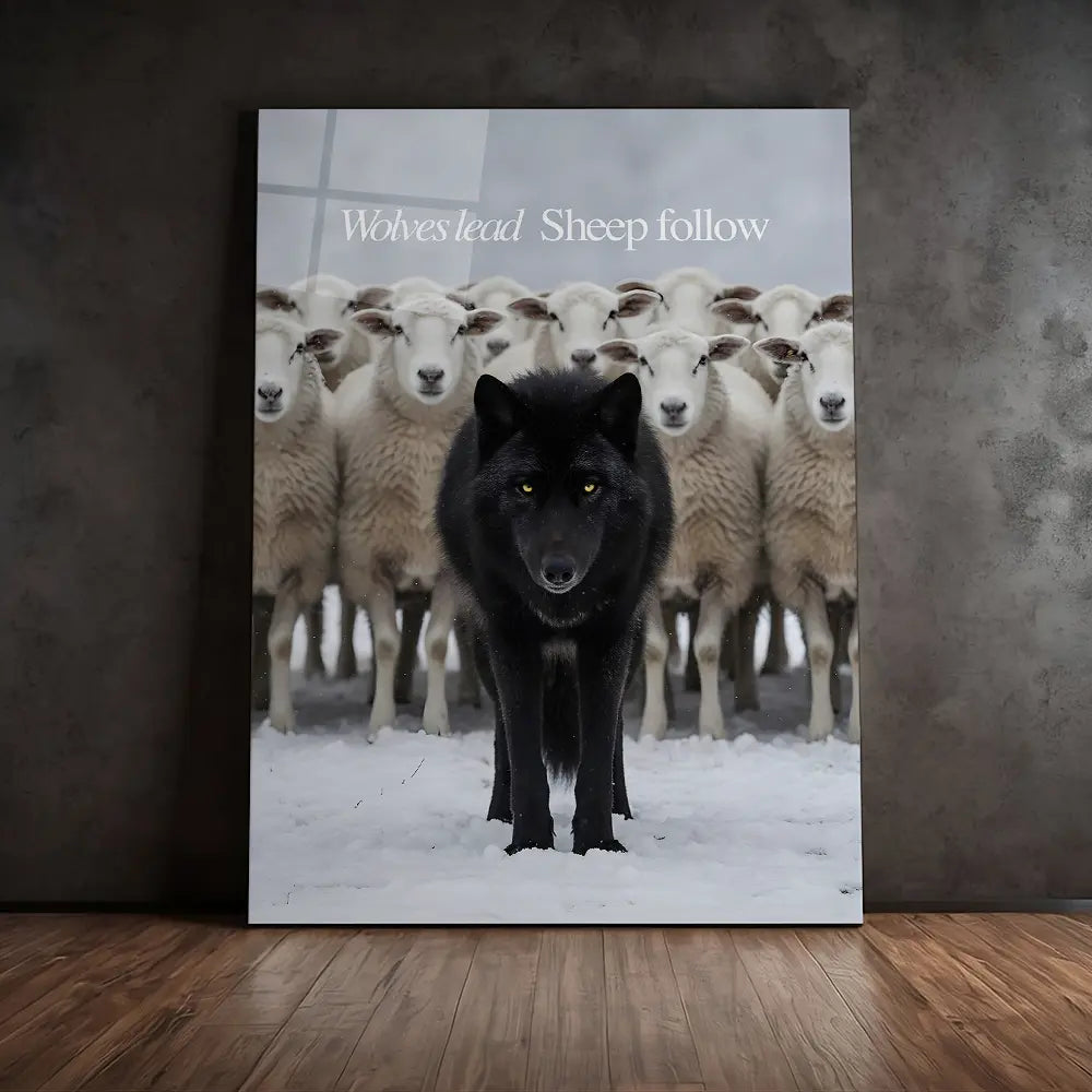 Wolves Lead Sheep Follow