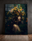 Woman Floral Head
