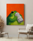 Frog Drinking Monster