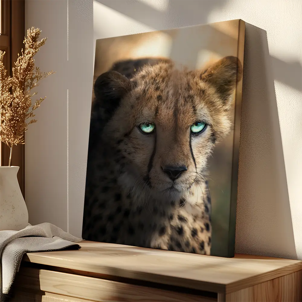 Blue Eyed Cheetah
