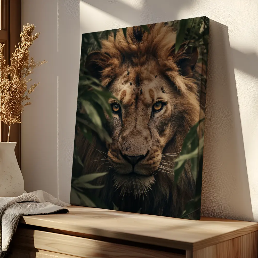 Bushes Lion