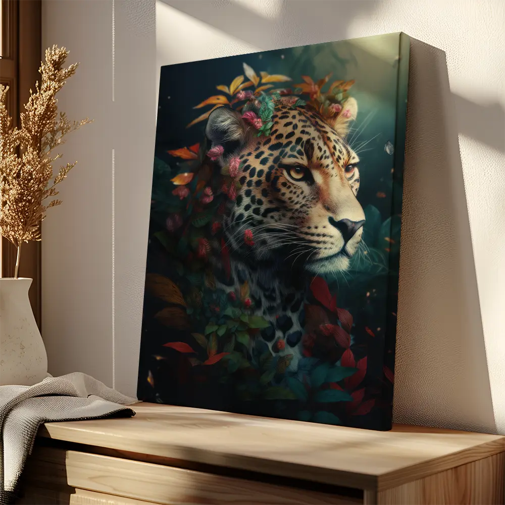 Flowers Leopard