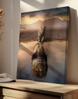 Lion Reflection