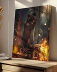 Bear Escaping Fire