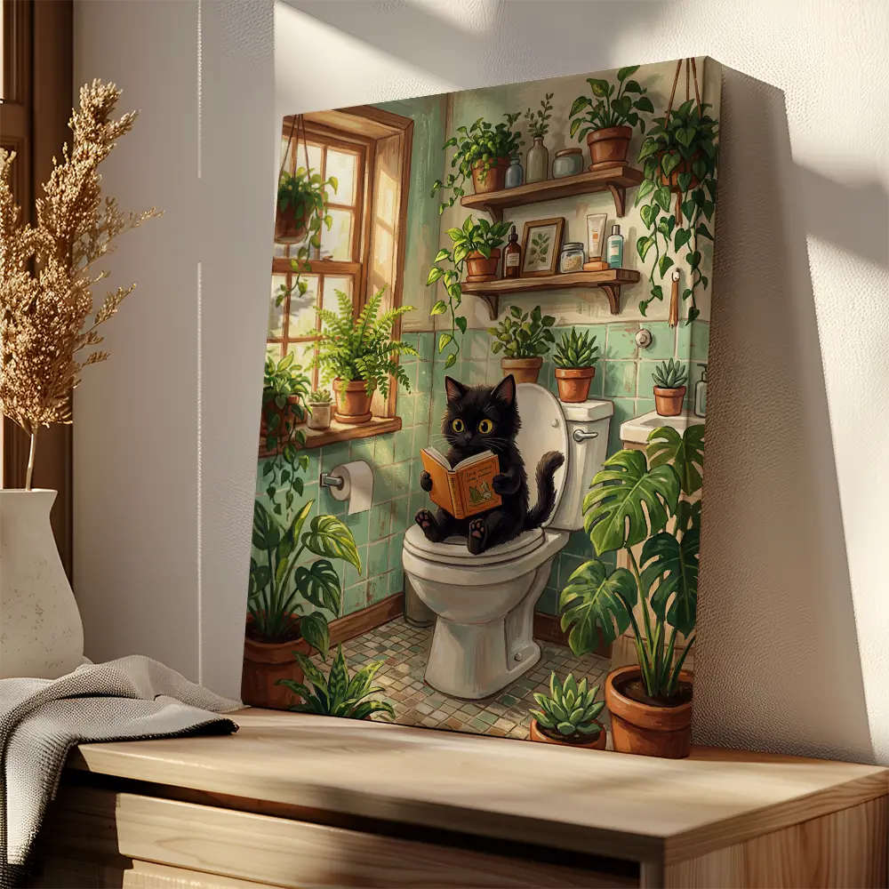 Black Cat Toilet Book