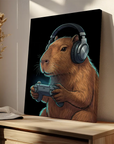 Capybara Playing Videogames