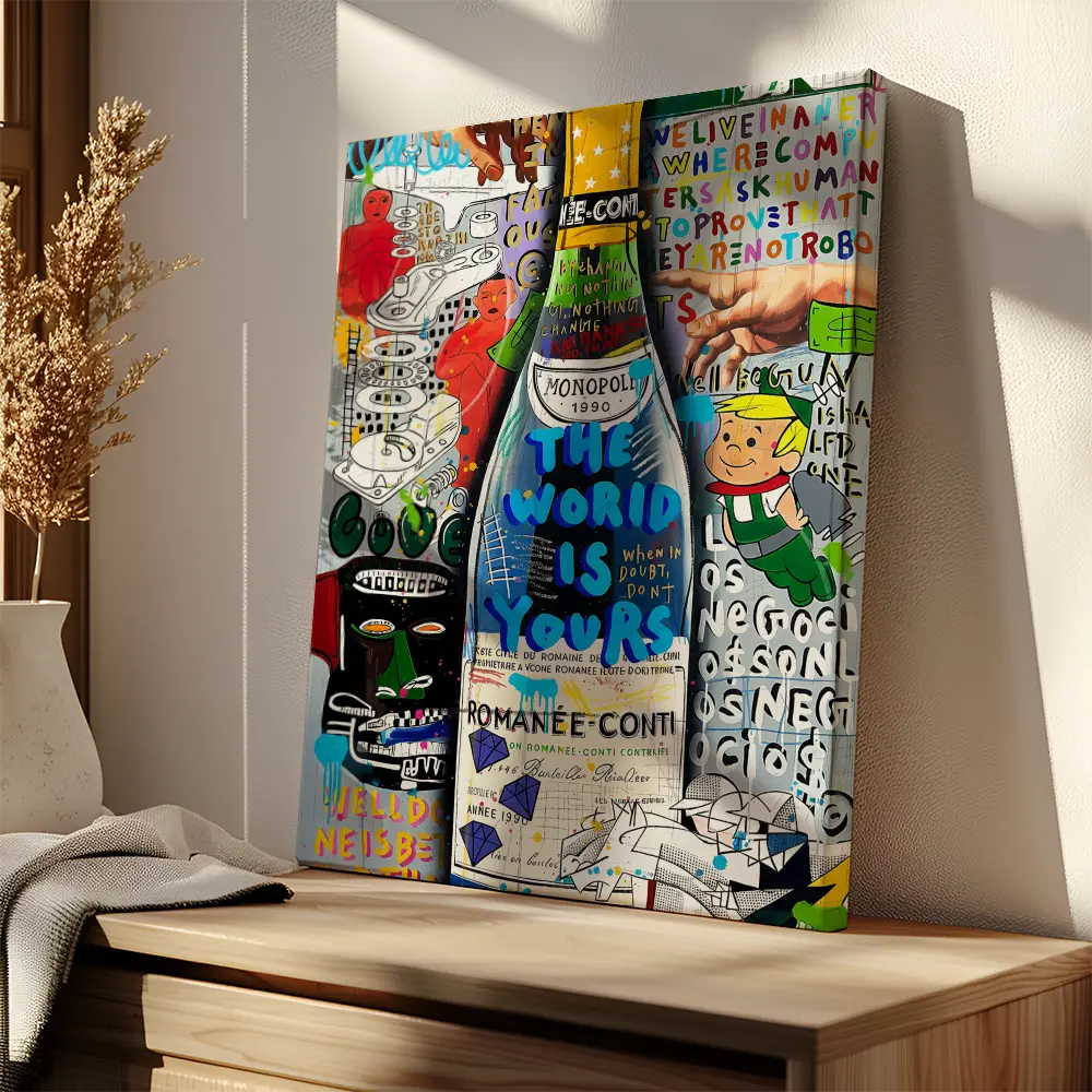 Champagne Pop Art