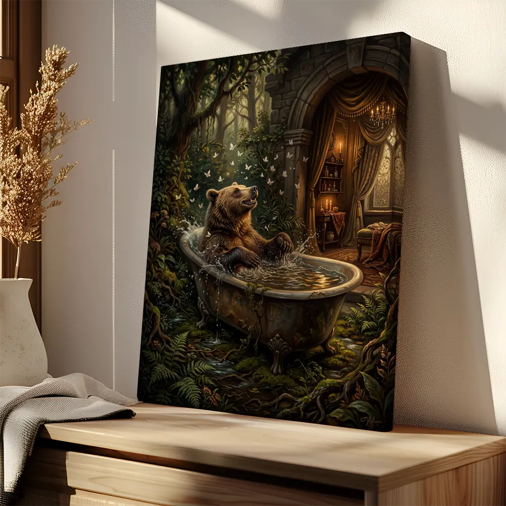 Cozy Bear Forest Bath