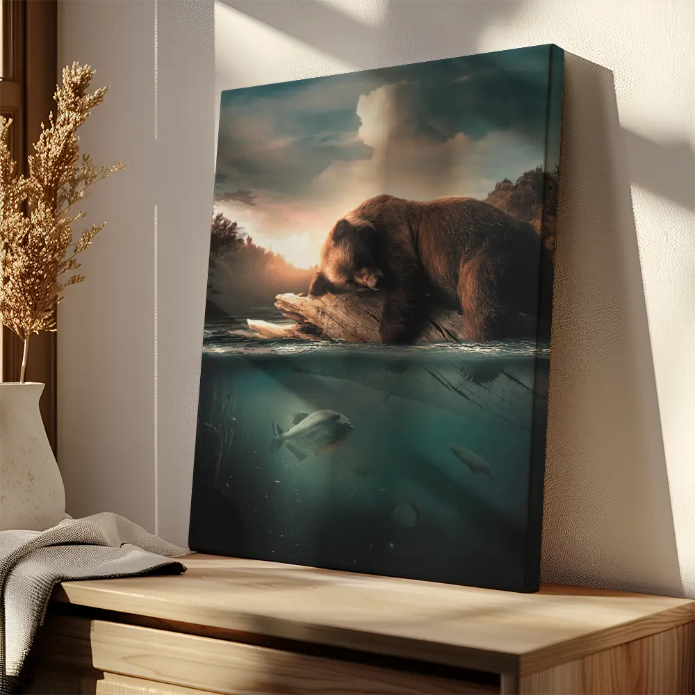 Floating Bear