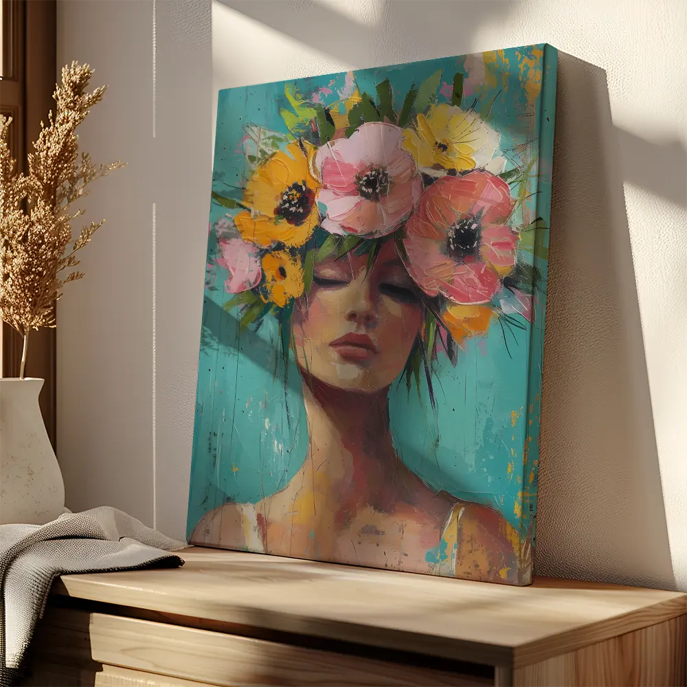 Flower Head Painting
