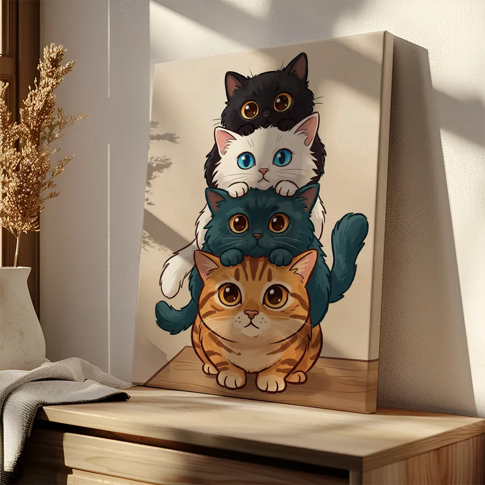 Four Cute Cats