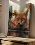 Fox Watching Butterfly