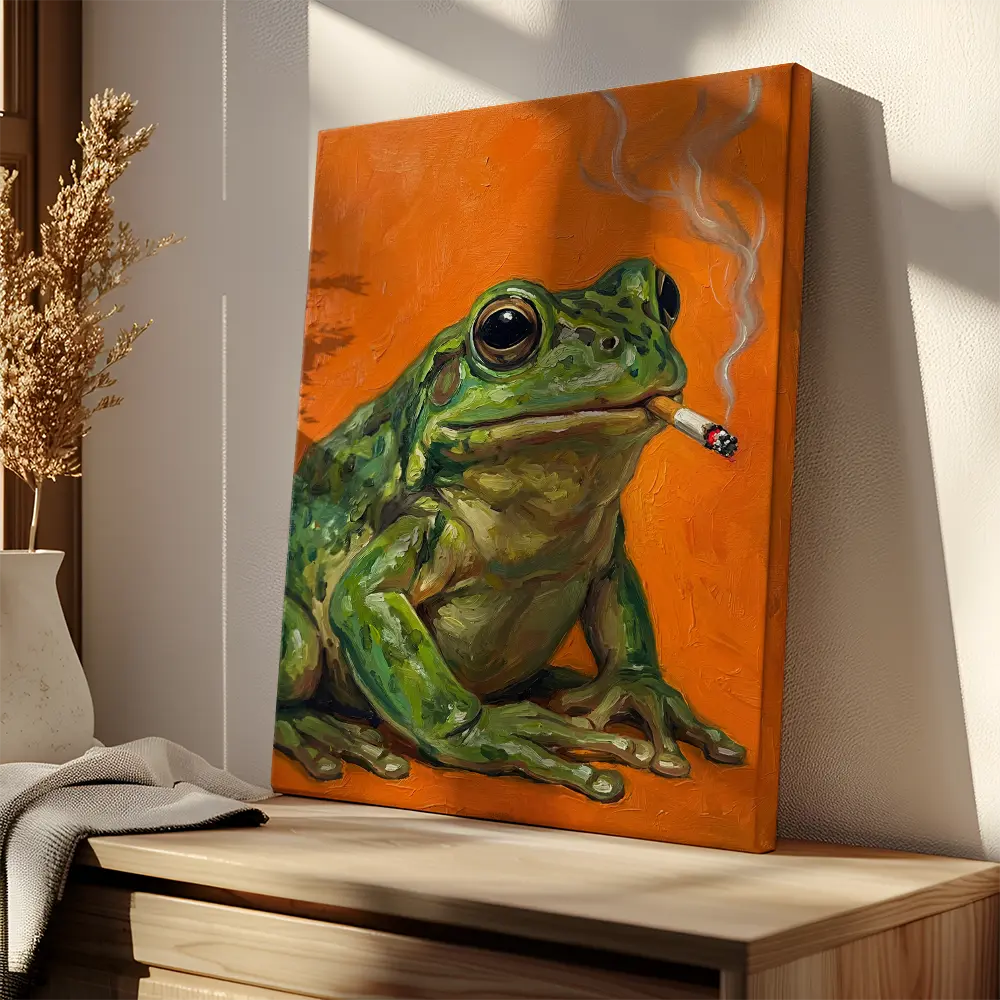 Frog Smoking