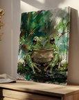 Frog Splatter Painting