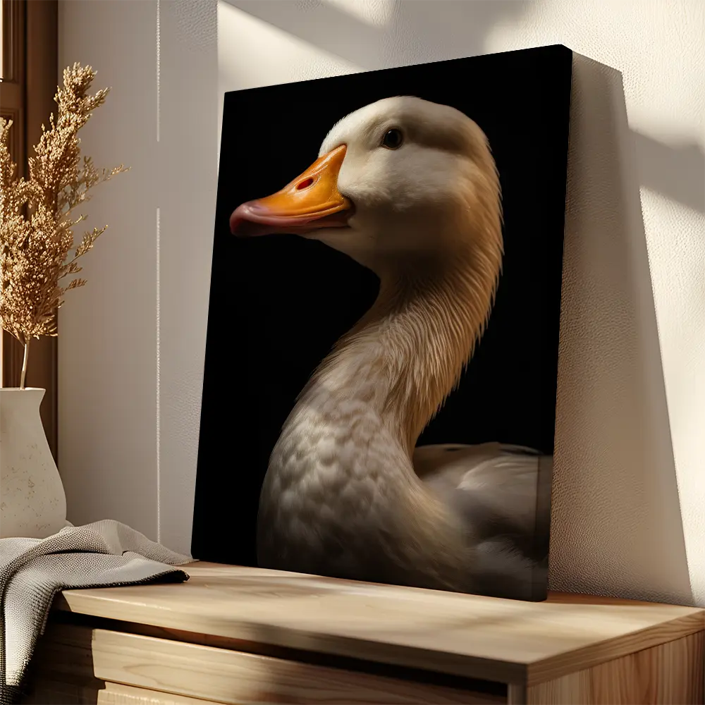 Goose Black Portrait