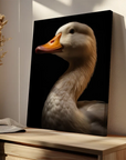 Goose Black Portrait