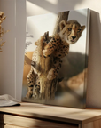 Hanging Cheetah Cub