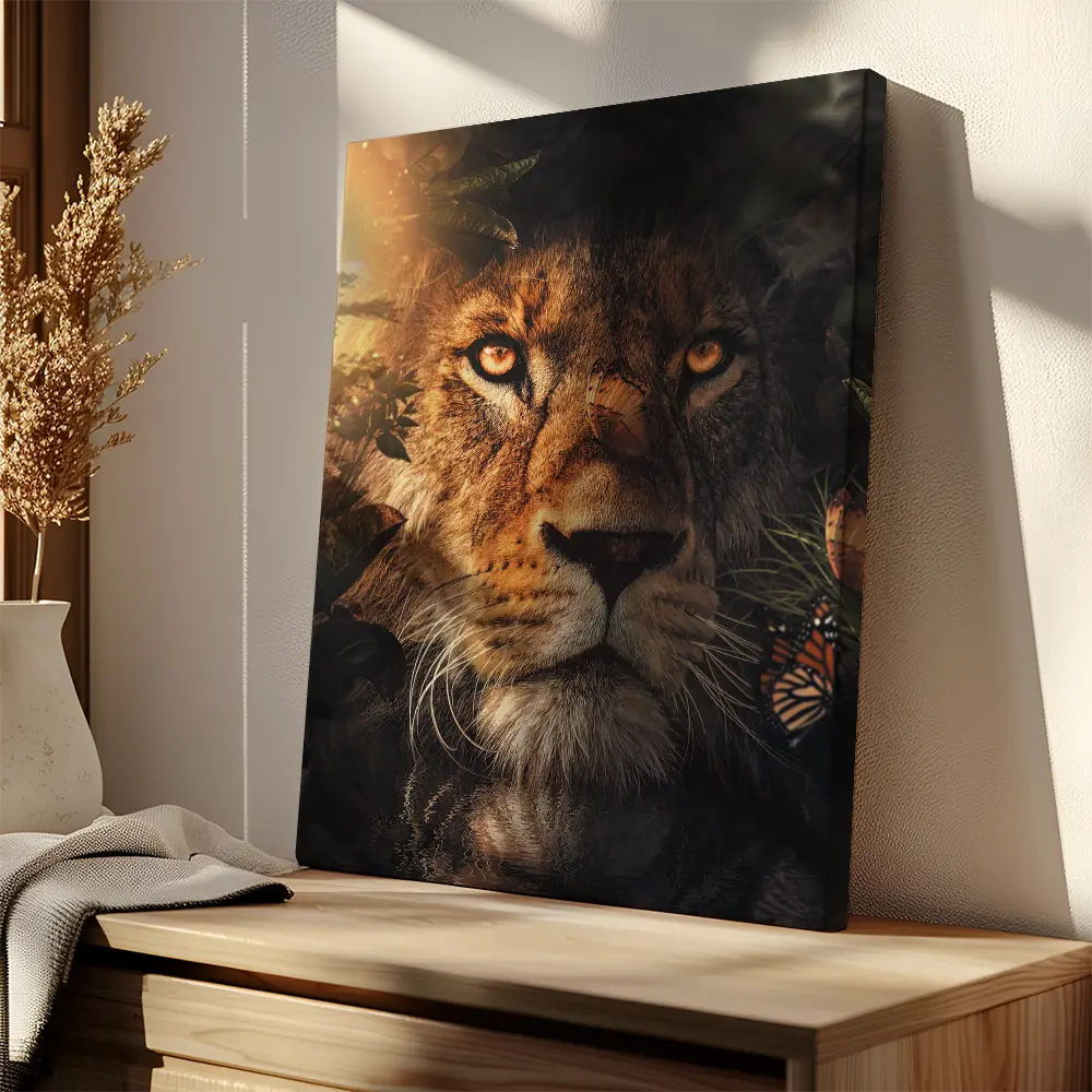 Hiding Lion