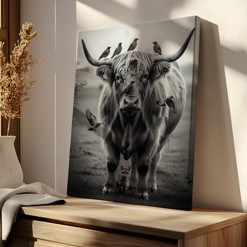 Highland Cow Fox