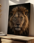 Lion Green Eyes