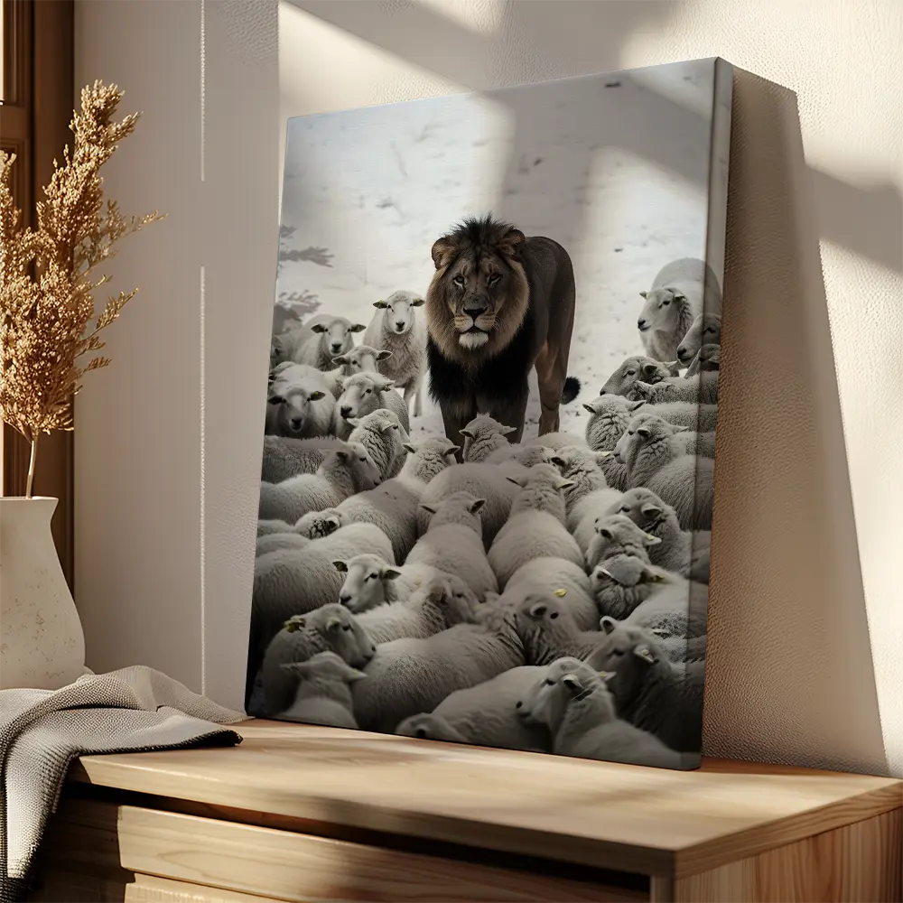 Lion Meets Sheep