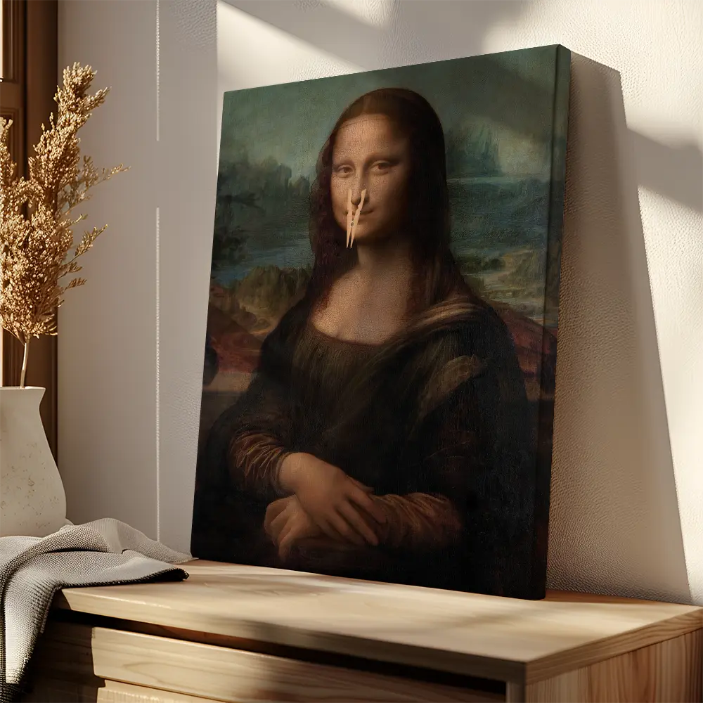 Mona Lisa Clothespin